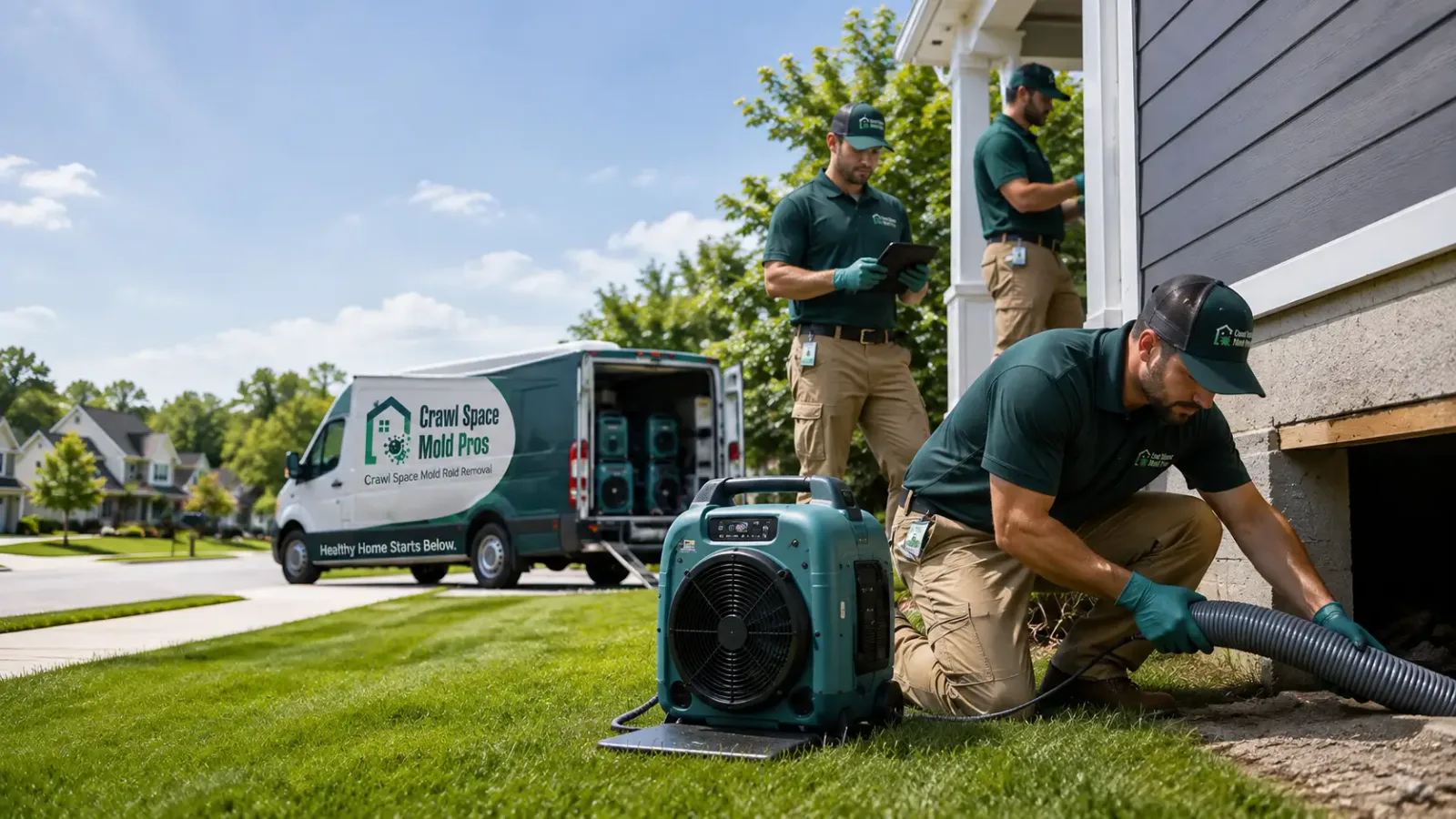 Crawl Space Mold Removal in Little Meadows, PA